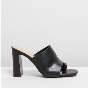 SPURR Black Josie Sandal Heels